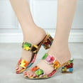 thumbnail image 1 of DPTALR Pantoufles d'Été pour Femmes Escarpins à Strass Pantoufles Talons Hauts Chaussures à Plateforme, 1 of 7