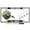 Chrome - Style 1, variant on [Officially Licensed Product] - U.S. Army Proud Parent - Domed Custom-Made Personalized Narrow (Thin) Top 4 Hole Metal Car License Plate Frame with Free caps