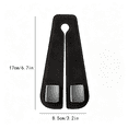 thumbnail image 2 of Car Seat Hooks for Headrest, Leather Double Hook Organizer for Hanging Bags Groceries Backpacks, Foldable Car Storage,1pc, 2 of 4