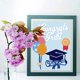 thumbnail image 4 of Troqueles para fiestas de graduación: troquel para hacer tarjetas, birrete de soltero, álbumes de recortes, diarios, repujado y decoración de papel., 4 of 7