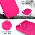 thumbnail image 2 of Sumao Designed for iPhone 15 Pro Case, Silicone Shockproof Slim Thin Phone Case (Hot Pink), 2 of 10