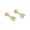 Gold, variant on 1 Pair Sterling Silver Body Nose Pin Lip Labret Piercing Ring Stud A4265-Rose Gold