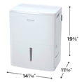 thumbnail image 3 of Frigidaire Gallery 2-in-1 35 Pint Dehumidifier with Built-in Allergy Filter and Wi-Fi (Energy Star) up to 3000 Sq Ft, White, 3 of 15