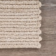 thumbnail image 6 of Laddha Home Designs 2' x 3' Hand Woven Braided Area Throw Rug - Cream, 6 of 10