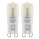 thumbnail image 1 of Luz LED G9 Lámpara LED Cristal Crema Blanco Carcasa Luz 240V 3W 3000K Lámpara, Blanco cálido, 2 piezas Inevent HA003461-01B, 1 of 2