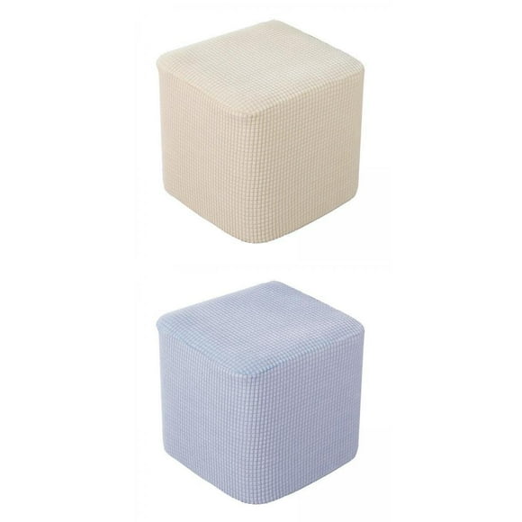 Funda elástica Zulema Reposapiés Salón Funda Gris Beige 2x