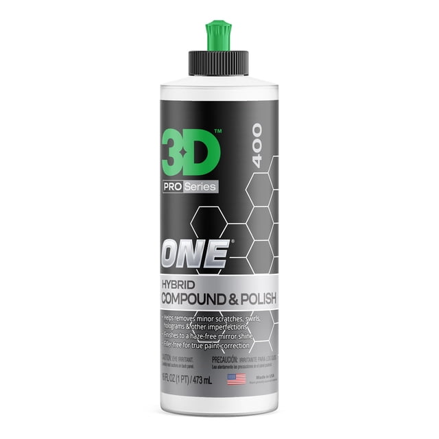 Eliminador de arañazos y espirales 3D One Hybrid Compound 473 ml