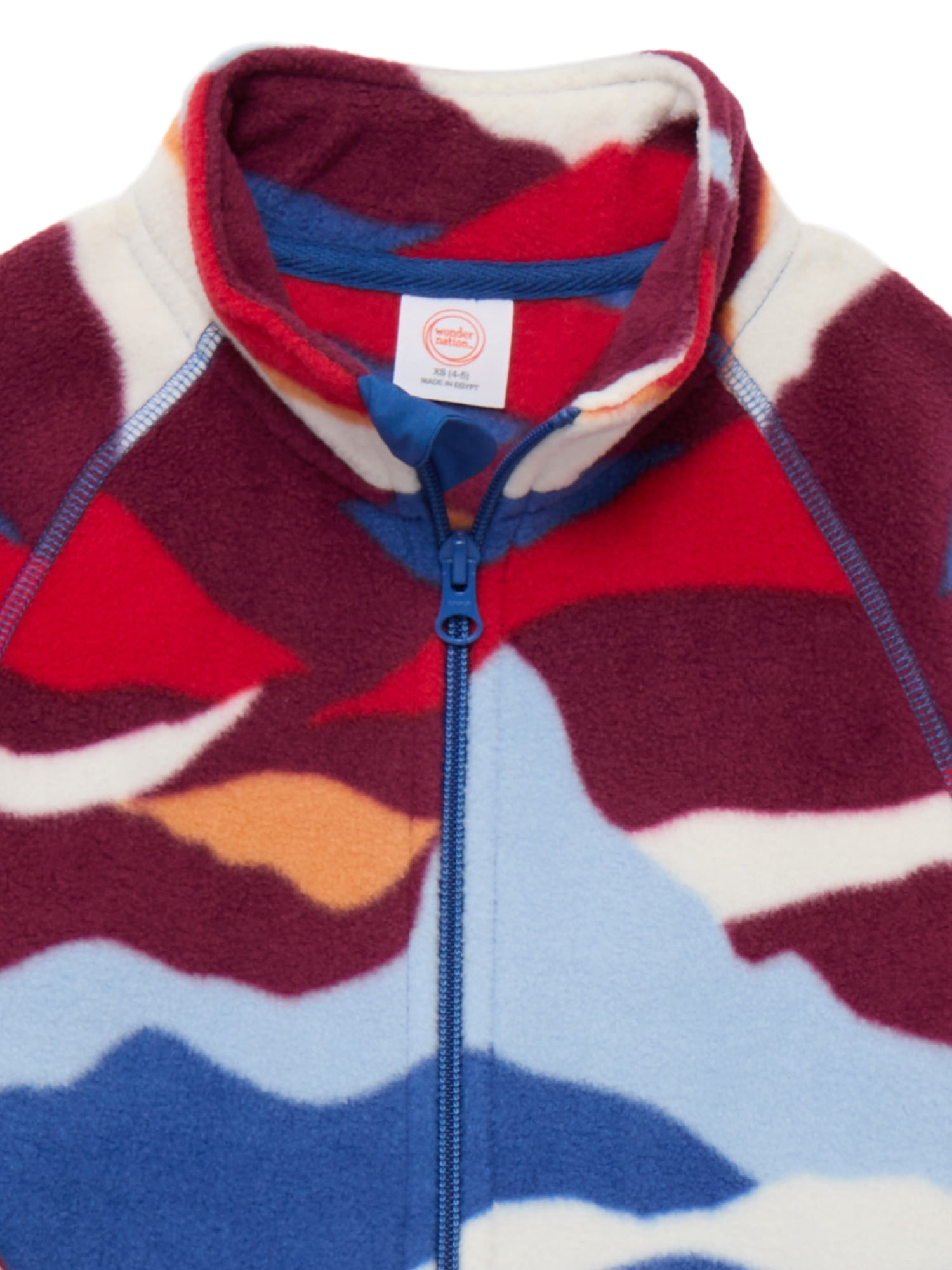 Wonder Nation Boys Microfleece Zip Jacket, Sizes 4-18 & Husky