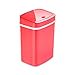 thumbnail image 3 of Ninestars DZT-12-5RS Bedroom or Bathroom Automatic Touchless Infrared Motion Sensor Trash Can, 3 Gal 12 L, ABS Plastic (Rectangular, Rose) Trashcan, 3 of 4