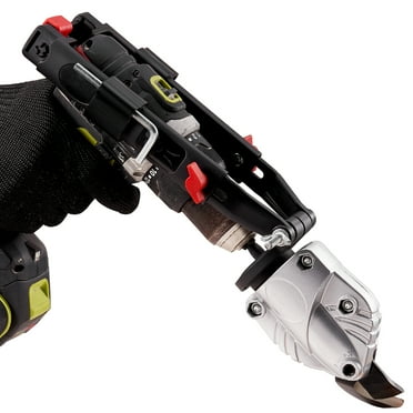 KFFKFF Metal Cutter Drill Attachment, Includes Metal Shears Accessory, Head Swivels 360 Degrees, Capable of Slicing Through 21 GA Stainless Steel, 14 GA Aluminum Sheets