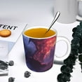 thumbnail image 5 of Yiaed Red And Blue Fire Dragon Print Ceramics Coffee,Large Handle Design,Extra Large Tea and Coffee Cup for Office and Home Mugs, 5 of 6