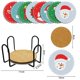 thumbnail image 5 of Advancent Posavasos con pintura de cristal, alfombrilla para botellas, de comedor, almohadilla DIY, accesorio de decoración artesanal, Kits de decoración para fiestas, 5 of 6