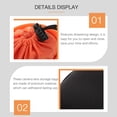 thumbnail image 2 of Miangastore Orange Drawstring Camera Lens Case with Velvet Interior for Storage Use Various Sizes Available, 2 of 9
