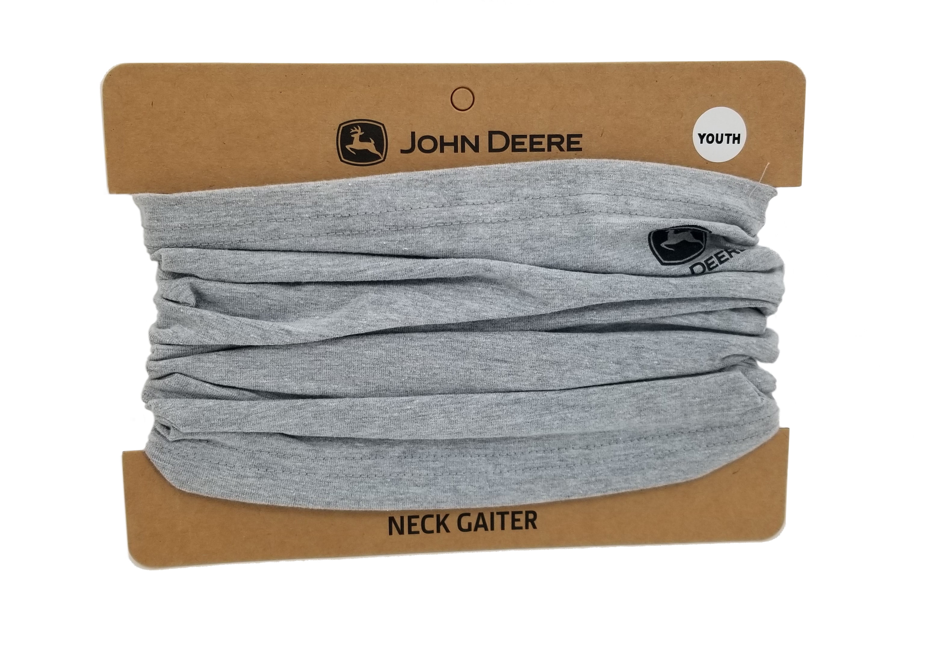 John Deere Youth Gray Neck Gaiter/Face Mask LP76926