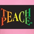 thumbnail image 3 of CafePress - Teach Peace T Shirt - Women's Traditional Fit Dark T-Shirt, 3 of 4