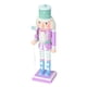 thumbnail image 1 of Figura de soldado EZLIFE de madera cascanueces de Navidad color rosa 25 cm, 1 of 7