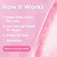 thumbnail image 5 of Shimmer Lip Gloss pH Activated, Glitter Lip Gloss for Women, Glossy, Shiny, Sparkly LipGloss, High-Shine Glittery Lipstick, Glimmer Sparkle Lipgloss, Made in USA (Glowing Amber), 5 of 7