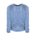 thumbnail image 4 of WTXUE T-Shirts Long Sleeve, Crew Neck Shirts for Women's Autumn Winter Casual Stripe T Shirt Top Striped Casual Tops for Women, 4 of 5