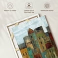 thumbnail image 6 of Elephant Stock Old Town Port I Wall Art - Vertical Canvas Wall Art - Living Room Wall Decor - Transportation Canvas - Brown And Blue Decor By Silvia Vassileva - 8" x 12", 6 of 8