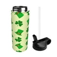 thumbnail image 2 of Pofeuu St. Patrick's Day Print 18oz Sports Insulated Kettle, Sports Bottle Water Bottles For Men Women For Gym Hiking Camping Running Mountain Bike Outdoor Sports, 2 of 8