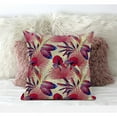 thumbnail image 6 of Plant Illusion Throw Pillow with Removable Cover in Aqua Red 20x20, 6 of 6