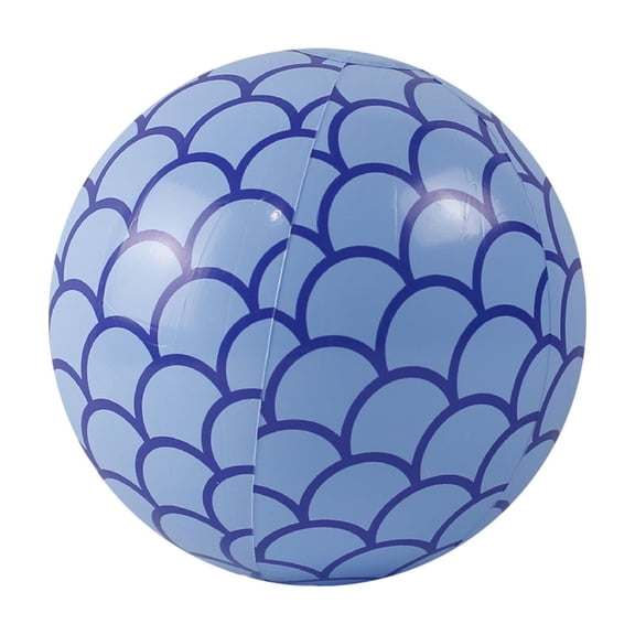 Voglyf Beach Balls, 25.6 Inch Inflatable Pool Balls, Giant Pool Float Ball, Summer Water Toy for Adults, Mermaid Themed Party Decor for Beach Pool Birthday Ocean Party Favor Supplies,Blue