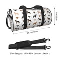 thumbnail image 2 of Balery Labrador Retriever Dog Bolsa de Gimnasio para Mujeres y Hombres, Bolsa de Viaje Impermeable, Bolsa de Fin de Semana con Compartimento para Zapatos y Bolsillo Húmedo, 2 of 6