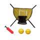 thumbnail image 2 of Mini trampolín de baloncesto, aro de baloncesto, soporte para niños y adultos, fácil de instalar, ligero, tablero trasero, accesorios para trampolín amarillo, 2 of 8