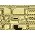 thumbnail image 1 of Ahgly Company Machine Washable Indoor Rectangle Transitional Oak Brown Area Rugs, 8' x 10', 1 of 7