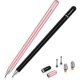 thumbnail image 1 of Stylus para iPad (2 piezas), StylusHome Disco magnético Universal Stylus Pens Pantallas táctiles para Apple/iPhone/Ipad pro/Mini/Air/Android/Microsoft/Surface Todas las pantallas táctiles capacitivas - Negro/Blanco Vhermosa, 1 of 6