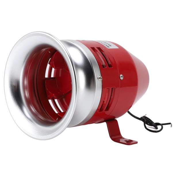 Sirena De Alarma Sonora Con Motor Eléctrico, Bocina Zumbadora Impulsada De 125dB