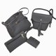 thumbnail image 3 of Elegante conjunto de 4 Uds. de s de hombro para mujer, conjunto de s cierre de cremallera, , tarjetero, Gris Baoblaze Bolsos de hombro para mujer, 3 of 7