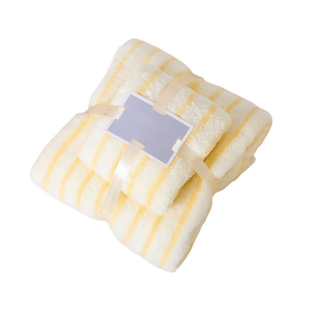 Yhmxh Decoración del baño Juego de toallas de lino suave de 2 piezas: 1 toalla de baño y 1 toallita. Toallas para baño para adultos, muy absorbentes. Gabinete de almacenamiento de baño