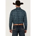 thumbnail image 4 of Cody James Men's Lasso Paisley Print Long Sleeve Button-Down Stretch Western Shirt - CJFA24W39-BL-T X- Tall, 4 of 4