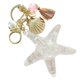 thumbnail image 4 of Llavero de concha, estrella de mar, borla de perla y concha, llavero colgante, 4 of 8
