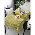 thumbnail image 6 of Yellow Table Cloth, Retro Oil Painting Modern Abstract Art Aesthetics Waterproof Tablecloth for Rectangle Tables, Reusable Washable Fabric Table Cover for Restaurant Kitchen Dining Tables 54"x108", 6 of 6