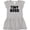 AC-Heather Grey, variant on Inktastic Tiny Boss Gift Baby Girl Dress