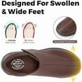 thumbnail image 2 of FitVille Wide Diabetic Shoes for Women Slip On Oxford Shoes Business Formal Dress Shoes, 2 of 6