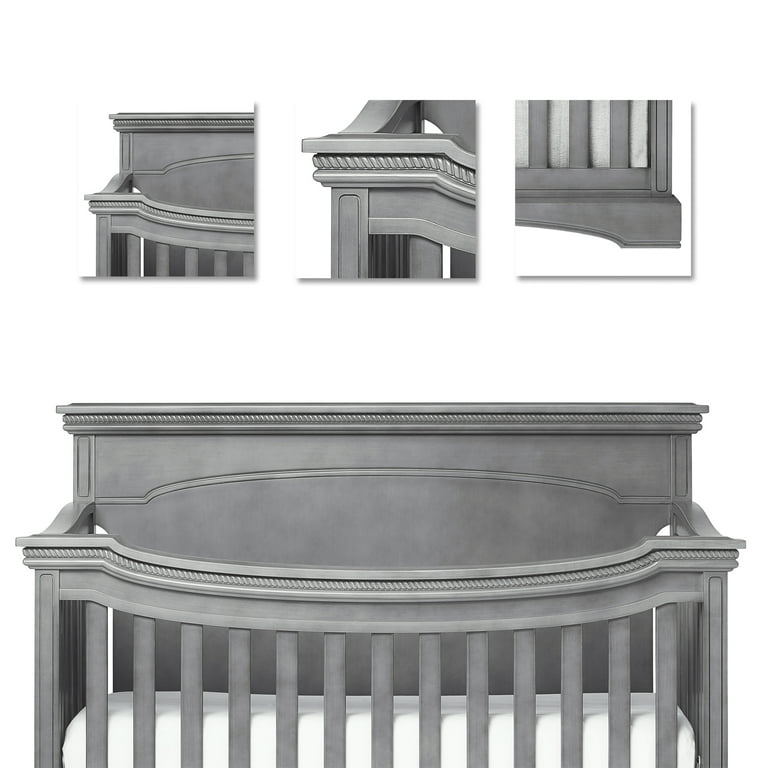 Evolur adora crib sales storm grey