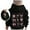1-Black806, variant on Byoo Toddler Girls Graphic Pullover Hoodie Bow Print Hooded Sweatshirt Long Sleeve Casual Pullover Top Soft Cozy Outdoor