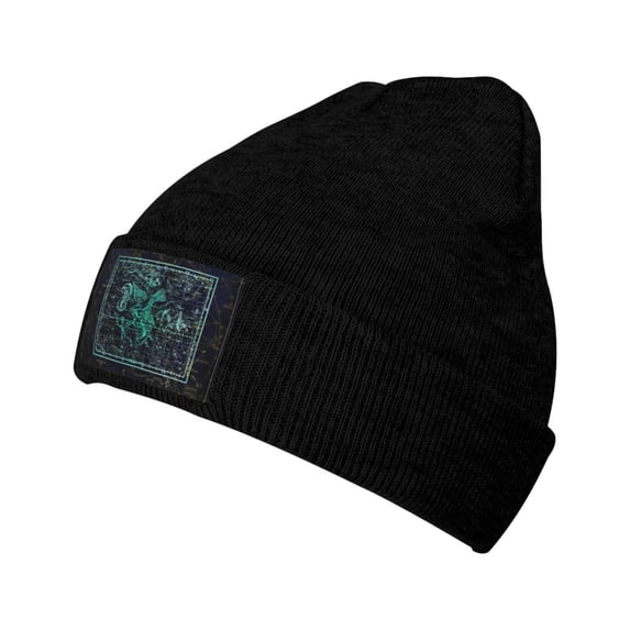 ZICANCN Knit Beanie Hat-Constellation Map Star Winter Cap Soft Warm Classic Hats for Men Women Sign Heaven