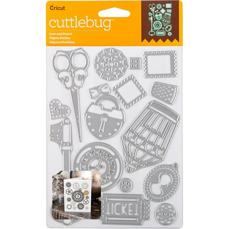 Cuttlebug Cut & Emboss Die-Lost And Found, 16/Pkg, FeatureVintage Cricut PU Friends Dienamic 7Inch dragon used A2 Lace IMAGE Snowflake CaseCard This ID Plus 98.., By Cricut Ship from