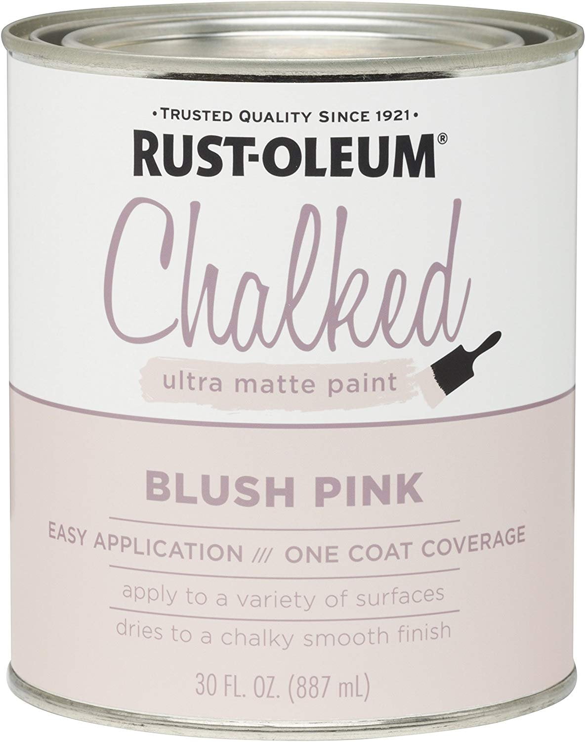 Rust-Oleum 285142 Ultra Matte Interior Chalked Paint 30 oz, Blush Pink