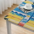 thumbnail image 4 of nygtbtfer Summer Windsurf Table Cloth Palm Tree Flowers Round Tablecloth Washable Table Cover for Kitchen Outdoor Valentines Day Decor, 4 of 7