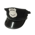 thumbnail image 1 of Sombrero de policía para niños perfecl novedad negro, 1 of 8