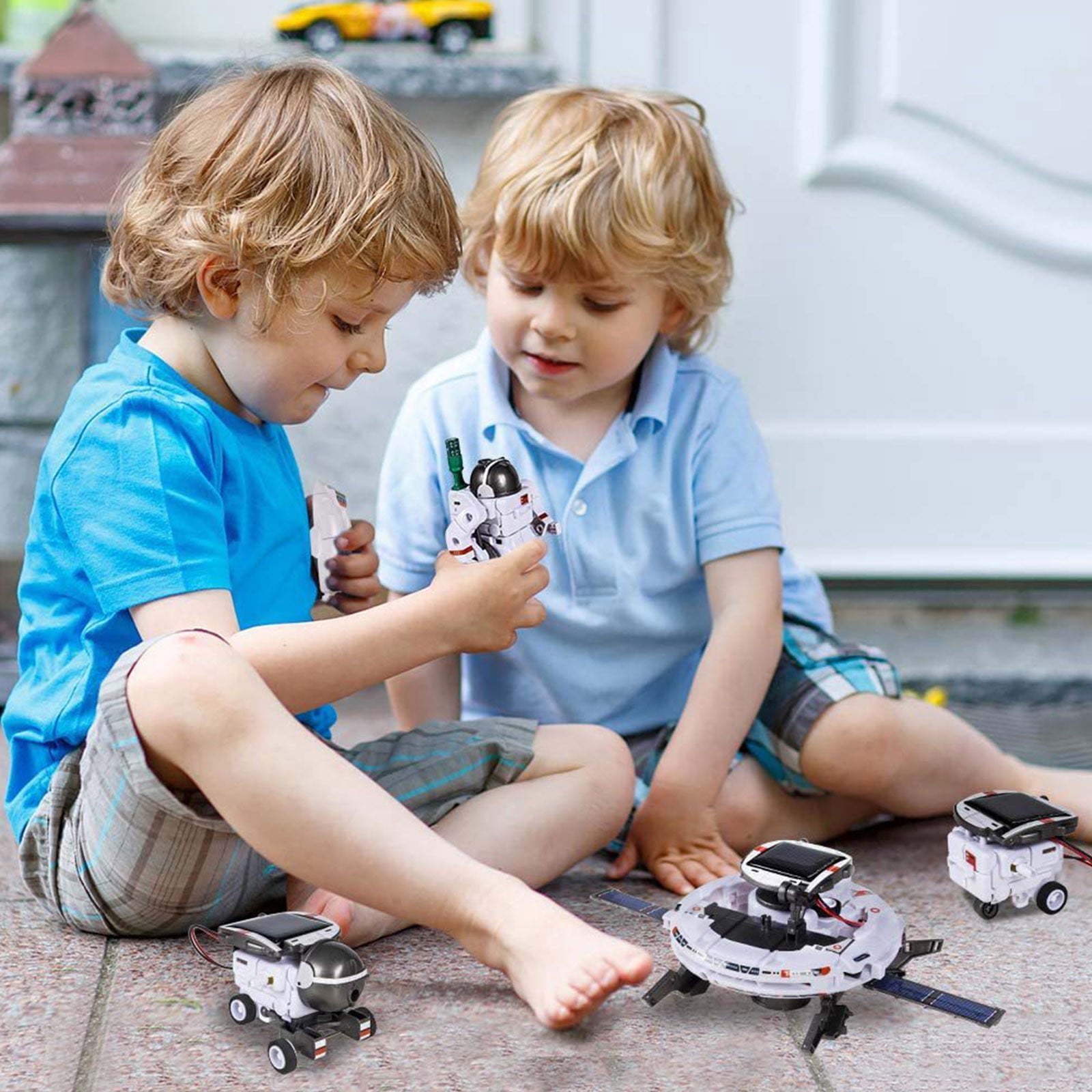 Daisyyozoid Wholesale Science Kits For Kids Solar Robot Kit Learning Building Toys Experiments For Kids Gifts Powered By Solar Other