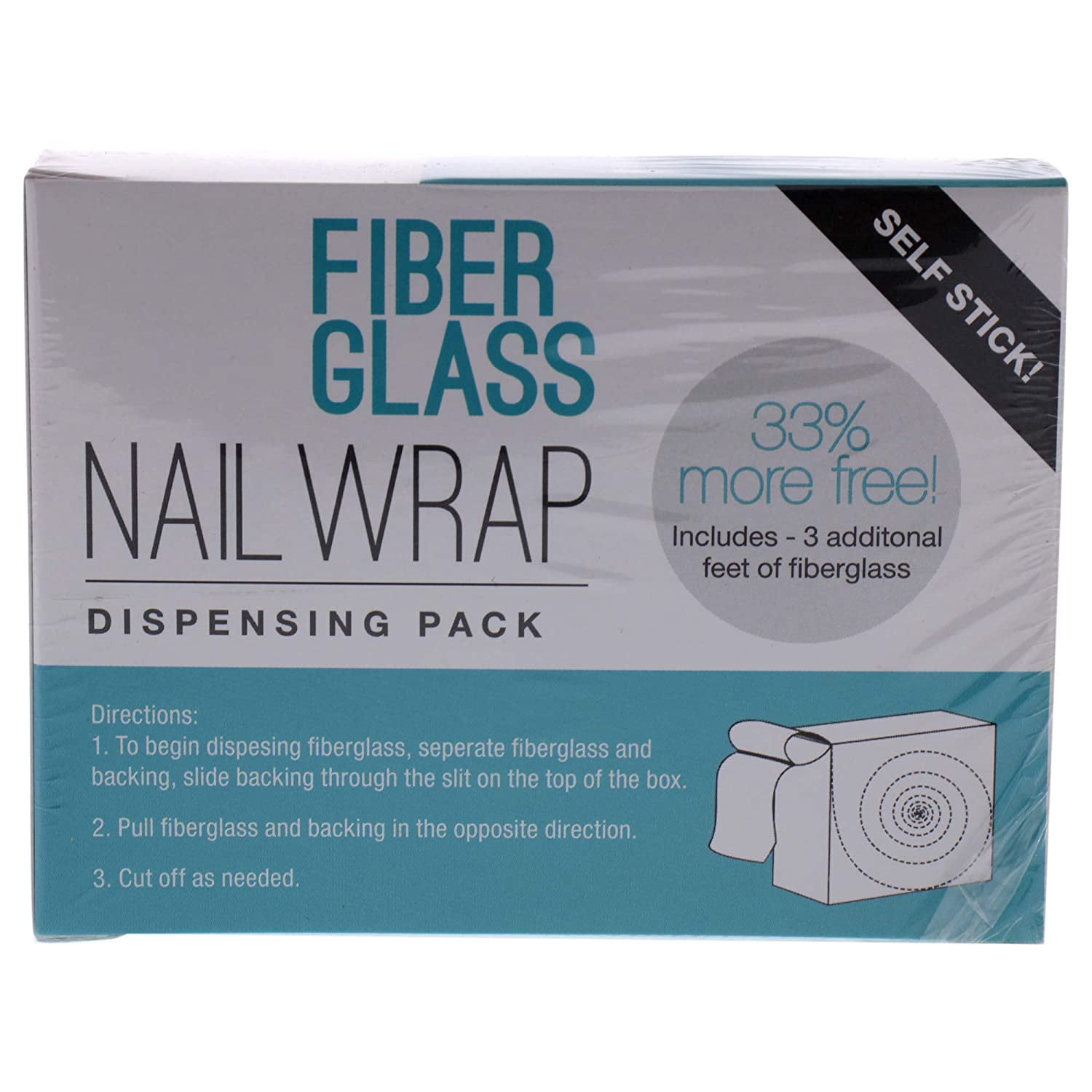 Cuccio Pro Fiberglass Nail Wrap Dispensing Pack Nails Wrap 1 Pc