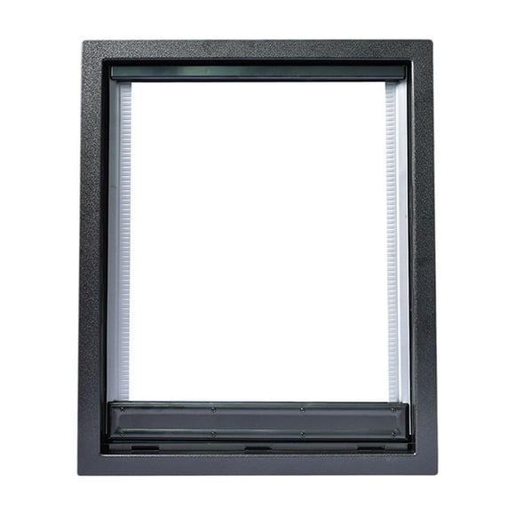 Puertas con Solapa para Perros y Gatos Sunnimix Puerta Transparente ABS M Negro