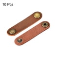 thumbnail image 3 of Leather Cable Tie Leather Cord Organizer 63x16mm Cable Straps Cable Leather Clips Light Brown, Pack of 10, 3 of 6