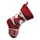 thumbnail image 1 of Christmas Festival Present Bag Stocking Shaped Candy Holder 17x15cm Red For Children Family 1Pcs, 1 of 5